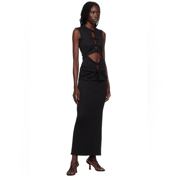 Christopher Esber Black Open Twist Maxi Dress - Picture 3 of 3
